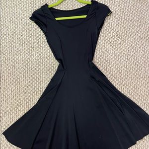 Blackmilk Black Skater Dress